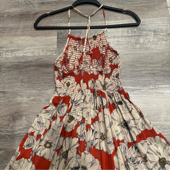 INTIMATELY FREE PEOPLE Dress Women Size XS Heat Wave Midi Floral Tropical Boho - Picture 6 of 8